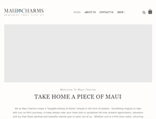 Tablet Screenshot of mauicharms.com
